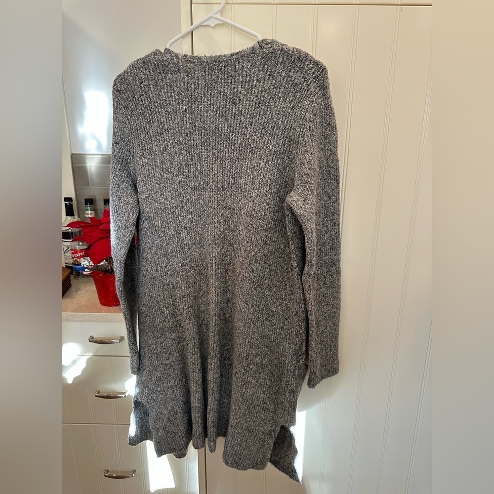 Old Navy Heather Gray Open Front Cardigan - Picture 2 of 4
